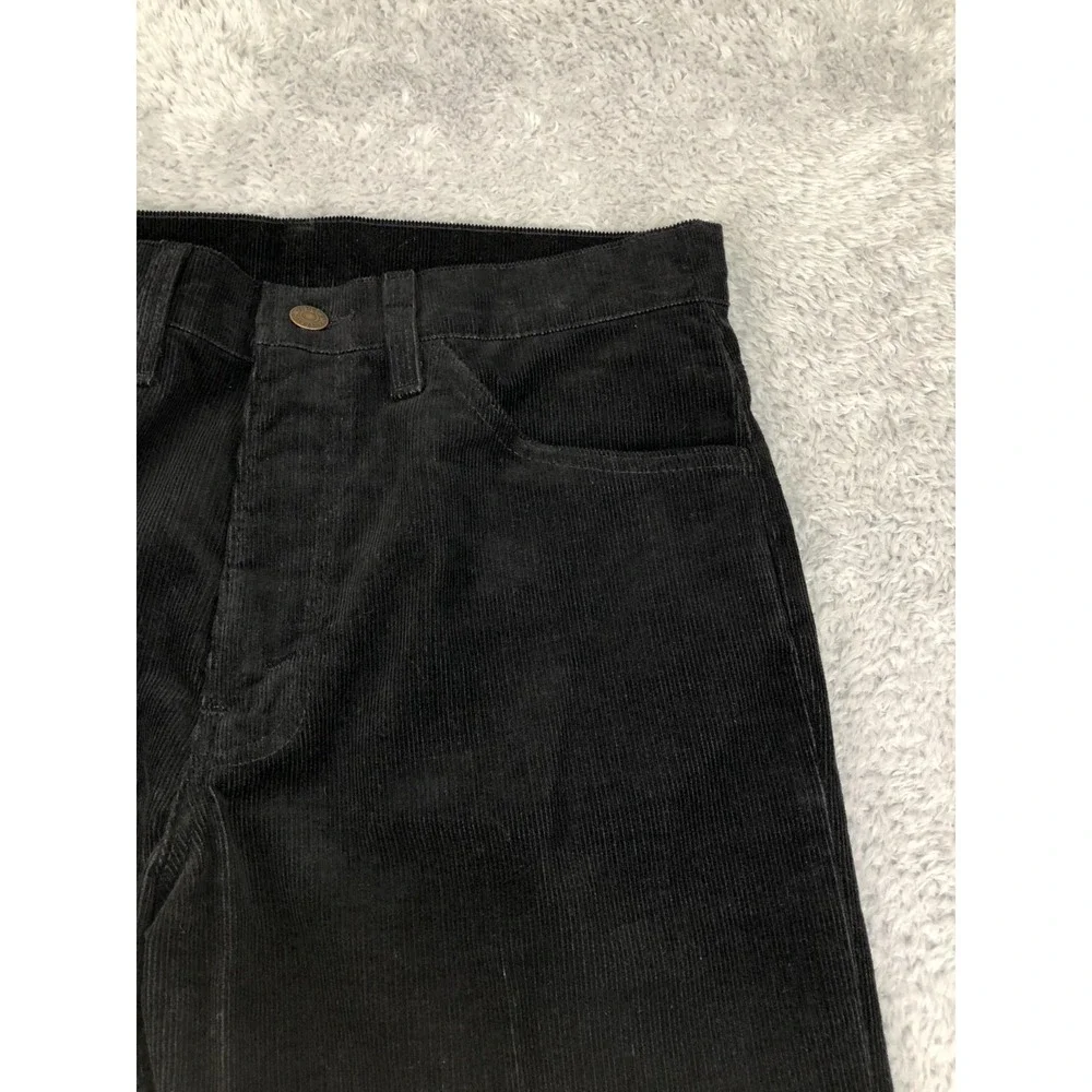 VTG Levi's 519 Corduroy Pants Men's 31x34 Black 1980's Made in USA